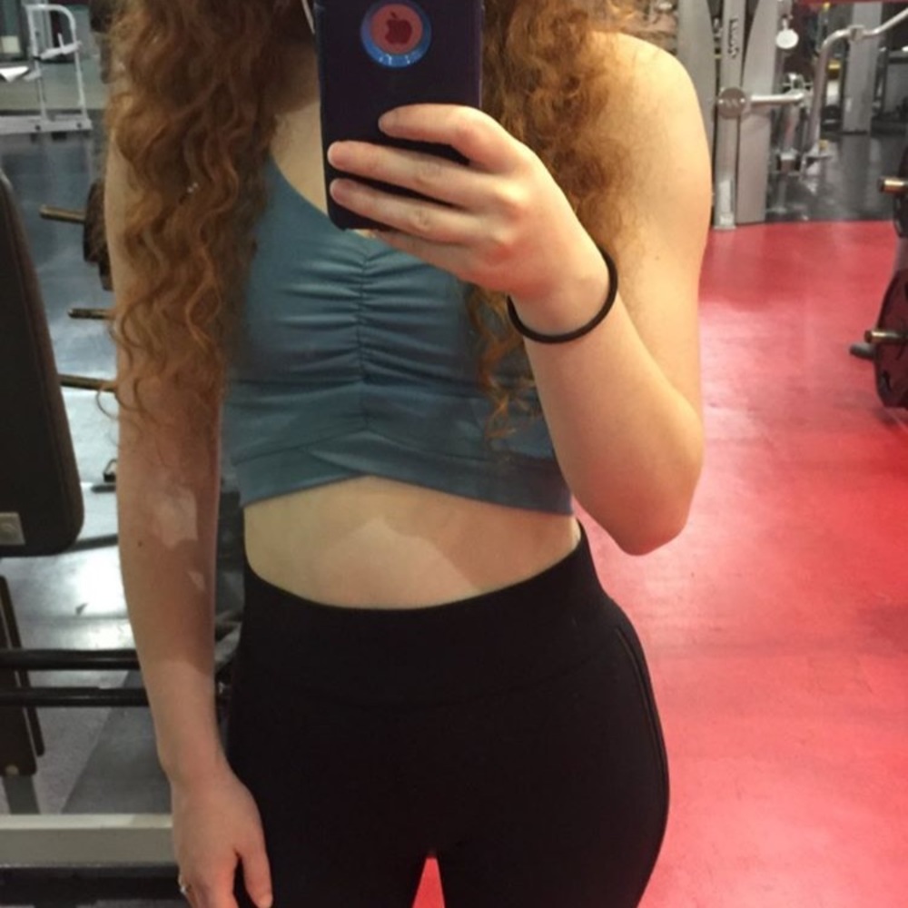 Buffbunny Blue crop top